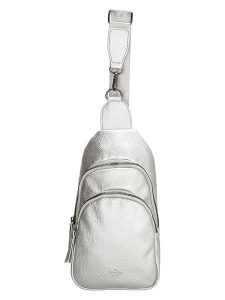 Charm Saszetka "New York" w kolorze srebrnym - 16 x 29 x 7 cm rozmiar: onesize. Szare nerki i saszetki Charm, bez wzorów, z materiału. Za 76,83 zł.
