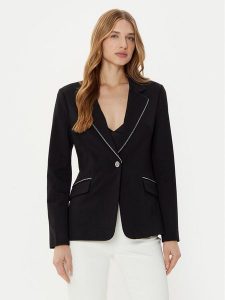 Guess Marynarka W5RN41 KCMU2 Czarny Regular Fit. Czarne marynarki i żakiety Guess, s, z aplikacjami, z syntetyku. Za 349,99 zł.