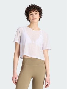 Adidas T-Shirt Strength Essentials Workout Boxy Mesh KT3828 Biały Relaxed Fit. Białe t-shirty ADIDAS, l, bez wzorów, z meshu, bez kołnierzyka, bez ramiączek. Za 178,99 zł.
