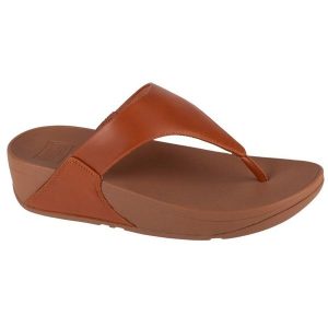 Japonki FitFlop W I88-592 brązowe. Brązowe klapki bez wzorów, z gumy, bez obcasa. Za 476,81 zł.
