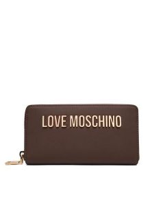 LOVE MOSCHINO Portfel JC5611PP1PKD0300 Brązowy. Brązowe portfele LOVE MOSCHINO, bez wzorów, ze skóry. Za 439,99 zł.