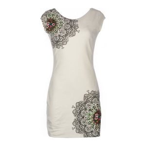 Desigual Sukienka Damska Shanon M Biały. Sukienki marki Desigual. W wyprzedaży za 255,00 zł.