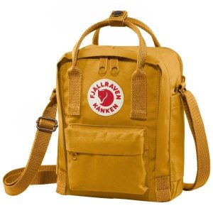 Saszetka Fjallraven Kanken Sling - ochre. Brązowe nerki i saszetki Fjällräven, bez wzorów. Za 317,89 zł.