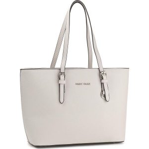 Torebka JENNY FAIRY - RC13350 Szary Jasny. Szare shopper bag marki Jenny Fairy. Za 99,99 zł.