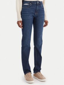 Calvin Klein Jeans Jeansy Mid Rise Slim Blue Orbit LV047C778G Niebieski Slim Fit. Niebieskie jeansy Calvin Klein Jeans, bez wzorów, z bawełny. Za 429,99 zł.