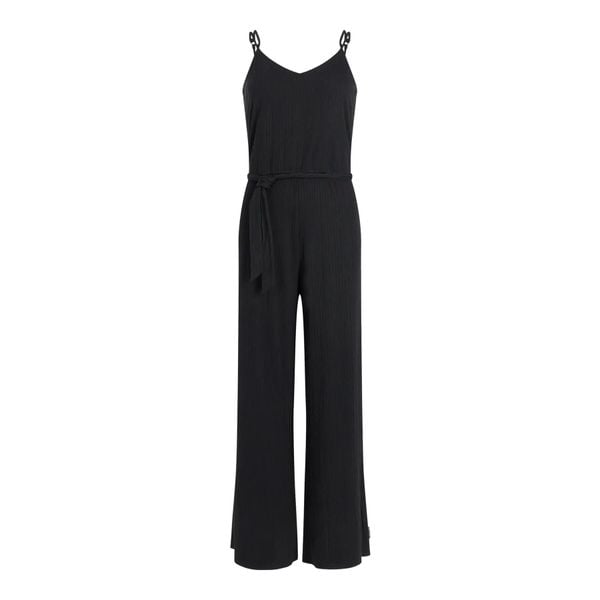 Damski jumpsuit Protest Frieda. Czarne kombinezony Protest, s, bez wzorów, eleganckie, bez kołnierzyka, bez ramiączek. Za 285,50 zł.