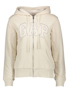 GAP Bluza w kolorze kremowym rozmiar: XXL. Brązowe bluzy GAP, xxl, bez wzorów, bez kaptura. Za 109,78 zł.