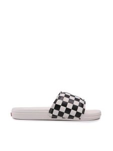 Vans Klapki La Costa Slide-On VN0A5HFER6R Biały. Białe klapki Vans, bez wzorów, ze skóry, bez obcasa. Za 99,99 zł.