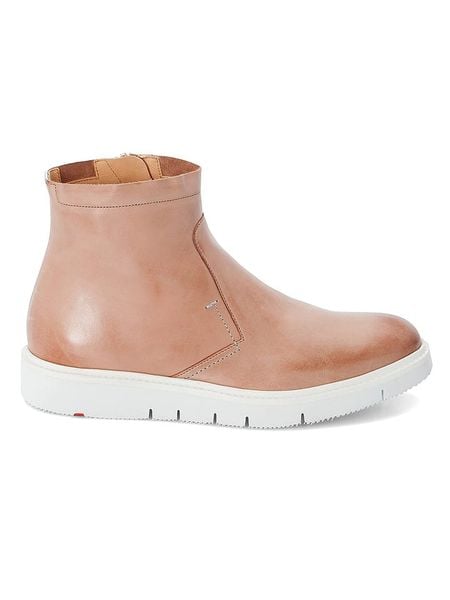 LLOYD Skórzane botki w kolorze jasnobrązowym rozmiar: 39. Brązowe botki LLOYD, bez wzorów, ze skóry, bez obcasa, bez zapięcia. Za 209,82 zł.