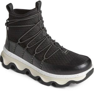 Damskie Buty Zimowe 6521 Saltwater 3D Black. Czarne buty zimowe 47 Brand, z gumy, bez obcasa, bez zapięcia. Za 257,99 zł.