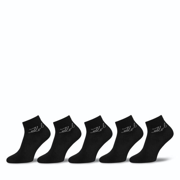 Skarpety długie KARL LAGERFELD. Czarne skarpetki KARL LAGERFELD, bez wzorów. Za 199,99 zł.