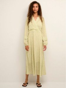 Karen by Simonsen Sukienka letnia Hiki 10104305 Zielony Feminine Fit. Zielone kombinezony Karen by Simonsen, na lato, bez wzorów, z syntetyku, bez kołnierzyka, bez ramiączek. Za 389,99 zł.
