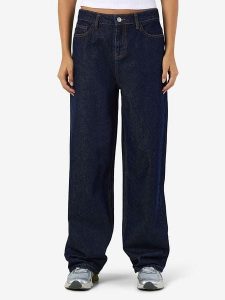 Noisy may Dżinsy "Alexa" - Comfort fit - w kolorze granatowym rozmiar: W31/L32. Niebieskie jeansy Noisy may, z aplikacjami, z bawełny, z podwyższonym stanem. Za 101,47 zł.