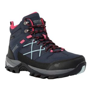 Damskie Buty Do Chodzenia Samaris III. Niebieskie buty trekkingowe Regatta, bez zapięcia. Za 262,99 zł.