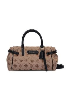 Guess Torebka Dorothy HWJP22 31050 Brązowy jasny. Brązowe kuferki Guess, z aplikacjami, z materiału, bez dodatków. Za 544,99 zł.