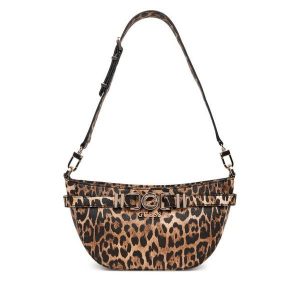 Torebka Guess. Brązowe torebki klasyczne Guess, z aplikacjami, bez dodatków. Za 589,99 zł.