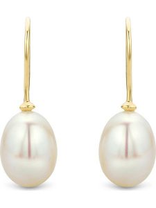Revoni Złote kolczyki z perłami rozmiar: onesize. Białe kolczyki Revoni, z perłą, złote. Za 352,43 zł.