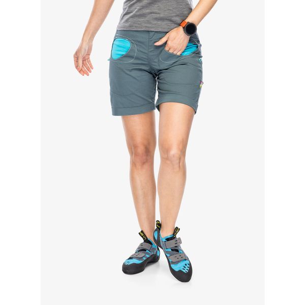 Spodenki wspinaczkowe damskie E9 Onda Short. Zielone szorty E9, bez wzorów, sportowe. Za 235,99 zł.
