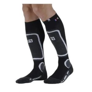 Skarpetki Monnet Backside+. Szare skarpetki MONNET, bez wzorów. Za 124,50 zł.