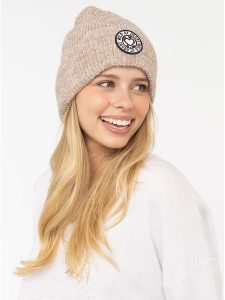 Zwillingsherz Czapka "Wild at Heart" w kolorze beżowym rozmiar: onesize. Brązowe czapki Zwillingsherz, bez wzorów, z materiału. Za 145,26 zł.