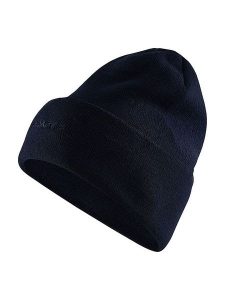 Craft Czapka beanie "Core Essence" w kolorze granatowym rozmiar: S/M. Niebieskie czapki Craft, bez wzorów, z materiału. Za 46,95 zł.