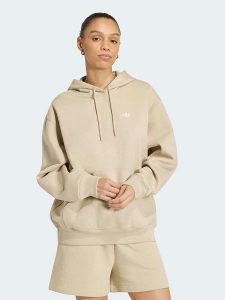 Adidas Bluza w kolorze beżowym rozmiar: XL. Brązowe bluzy ADIDAS, xl, bez wzorów, z kapturem. Za 154,95 zł.