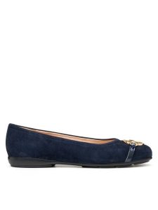 Geox Baleriny D Annytah D557NB 021HH C4174 Granatowy. Niebieskie balerinki Geox, bez wzorów, ze skóry, bez obcasa, bez zapięcia. Za 349,99 zł.
