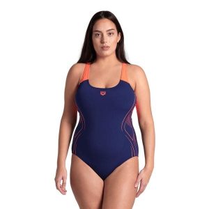 Strój kąpielowy damski jednoczęściowy na basen Arena Reflecting. Brązowe stroje jednoczęściowe Arena, bez wzorów. Za 169,99 zł.