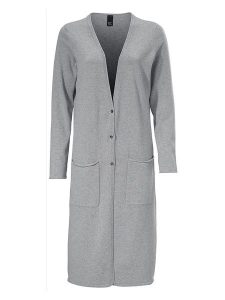 Heine Kardigan w kolorze szarym rozmiar: 48. Szare kardigany Heine, z bawełny. Za 82,83 zł.