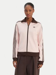 Adidas Bluza adicolor Classic KC6854 Różowy Regular Fit. Czerwone bluzy ADIDAS, xs, bez wzorów, z syntetyku, bez kaptura. Za 329,99 zł.
