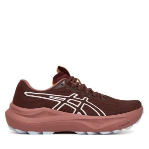 Buty do biegania Asics. Czerwone buty sportowe ASICS, bez wzorów, bez zapięcia, do biegania. Za 489,99 zł.