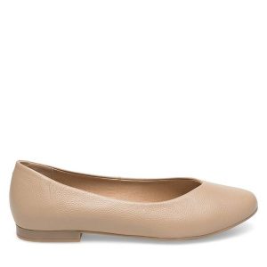 Baleriny Lasocki. Brązowe balerinki Lasocki, bez wzorów, bez obcasa, bez zapięcia. Za 149,99 zł.