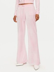 Juicy Couture Spodnie dresowe Caisa JCSEBJ008 Różowy Slim Fit. Czerwone spodnie dresowe Juicy Couture, xl, bez wzorów, z bawełny. Za 469,99 zł.