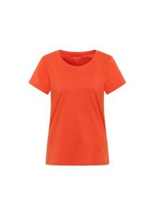Damski T-Shirt Mustang Style Alma Red Clay 1016511 7116. Czerwone t-shirty Mustang, l, bez wzorów, bez kołnierzyka, bez ramiączek. Za 79,99 zł.