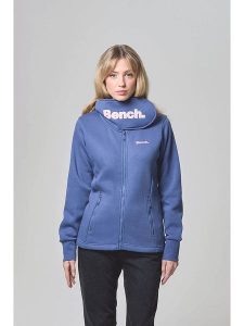 Bench Bluza "Haylo" w kolorze niebieskim rozmiar: 38. Niebieskie bluzy Bench, bez wzorów, bez kaptura. Za 122,96 zł.