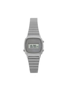 Casio Zegarek Vintage LA670WES-7AEF Srebrny. Szare, cyfrowe zegarki Casio. Za 249,99 zł.