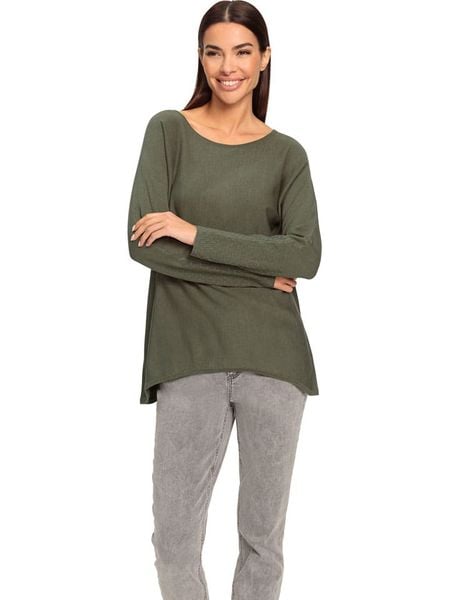 Heine Sweter w kolorze khaki rozmiar: 40. Brązowe swetry oversize Heine, bez wzorów, bez ramiączek. Za 86,99 zł.
