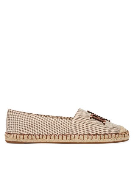 LAUREN RALPH LAUREN Espadryle Cameryn 802P09065002 Beżowy. Brązowe espadryle Lauren Ralph Lauren, bez wzorów, z materiału, bez obcasa. Za 578,99 zł.