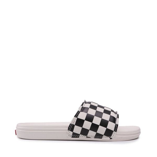 Klapki Vans. Białe klapki Vans, bez wzorów, bez obcasa. Za 99,99 zł.
