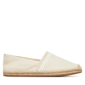Espadryle Tommy Hilfiger. Brązowe espadryle TOMMY HILFIGER, bez wzorów, bez obcasa. Za 209,99 zł.