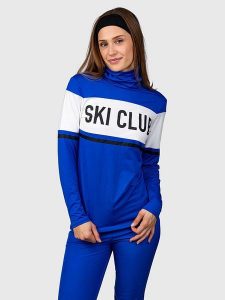 Brunotti Bluza polarowa "Kohlka" w kolorze niebiesko-białym rozmiar: XL. Białe bluzy Brunotti, xl, bez wzorów, z polaru, bez kaptura. Za 97,51 zł.