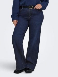ONLY Carmakoma Dżinsy - Comfort fit - w kolorze granatowym rozmiar: 46/L30. Niebieskie jeansy Only Carmakoma, bez wzorów. Za 150,95 zł.