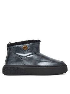 PINKO Śniegowce Yoko 22 SS0105P112 Czarny. Czarne buty zimowe Pinko, ze skóry, bez obcasa, bez zapięcia. Za 959,99 zł.