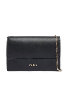 Furla Torebka Lia M WP00609 BX3104 CN O6000 Czarny. Czarne torebki klasyczne Furla, bez wzorów, ze skóry, bez dodatków. Za 584,99 zł.
