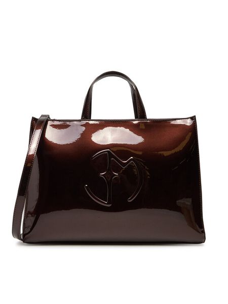 Eva Minge Torebka R-01 Brązowy. Brązowe torebki klasyczne Eva Minge, bez wzorów, z materiału, bez dodatków. Za 264,99 zł.