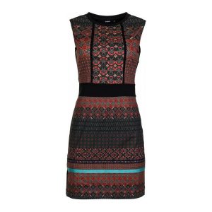 Desigual Sukienka Damska Sm Birmania 38 Czerwony. Sukienki marki Desigual. W wyprzedaży za 272,00 zł.