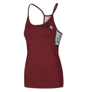 Damski tank top Ocun Artista wine. Czerwone topy Ocun, xl, bez wzorów, sportowe, bez kołnierzyka, bez ramiączek. Za 186,50 zł.