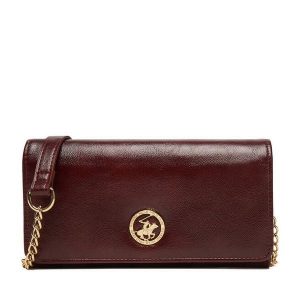 Portfel Beverly Hills Polo Club. Brązowe portfele Beverly Hills Polo Club, bez wzorów. Za 99,99 zł.