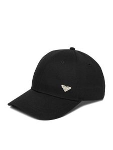 Roxy Czapka z daszkiem CWBEO-RX-U3-001-SS26 Czarny. Czarne czapki Roxy, bez wzorów, z bawełny. Za 59,99 zł.