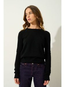 AUTHENTIC CASHMERE Kaszmirowy sweter "Etret" w kolorze czarnym rozmiar: XXL. Czarne swetry oversize AUTHENTIC CASHMERE, xxl, bez wzorów, z kaszmiru, bez ramiączek. Za 279,96 zł.